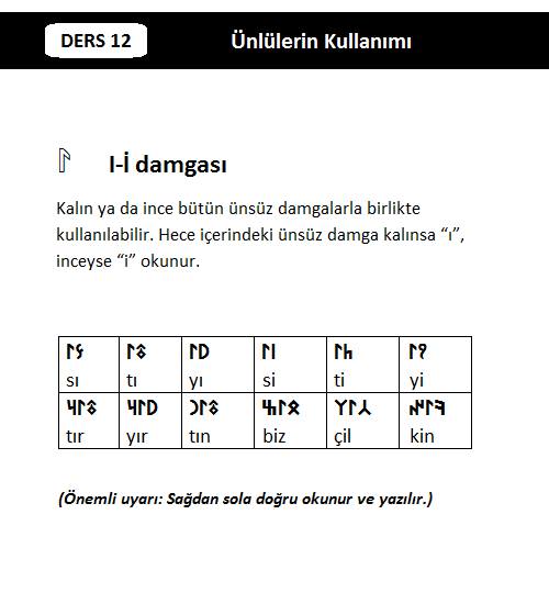 Ünlü damgaların kullanımı