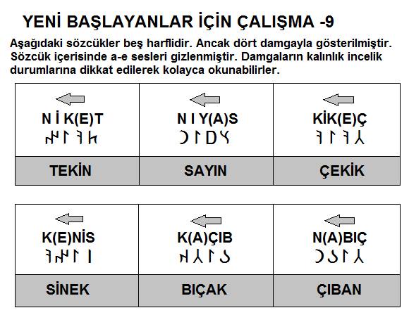 Yeni başlayanlar için çalışma 9