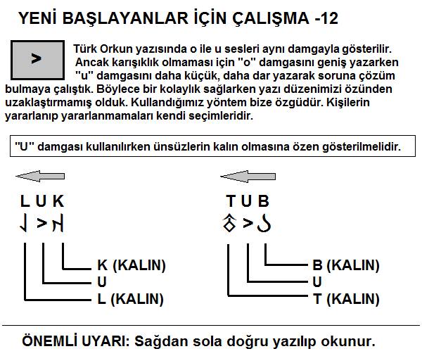 Yeni başlayanlar için çalışma 12